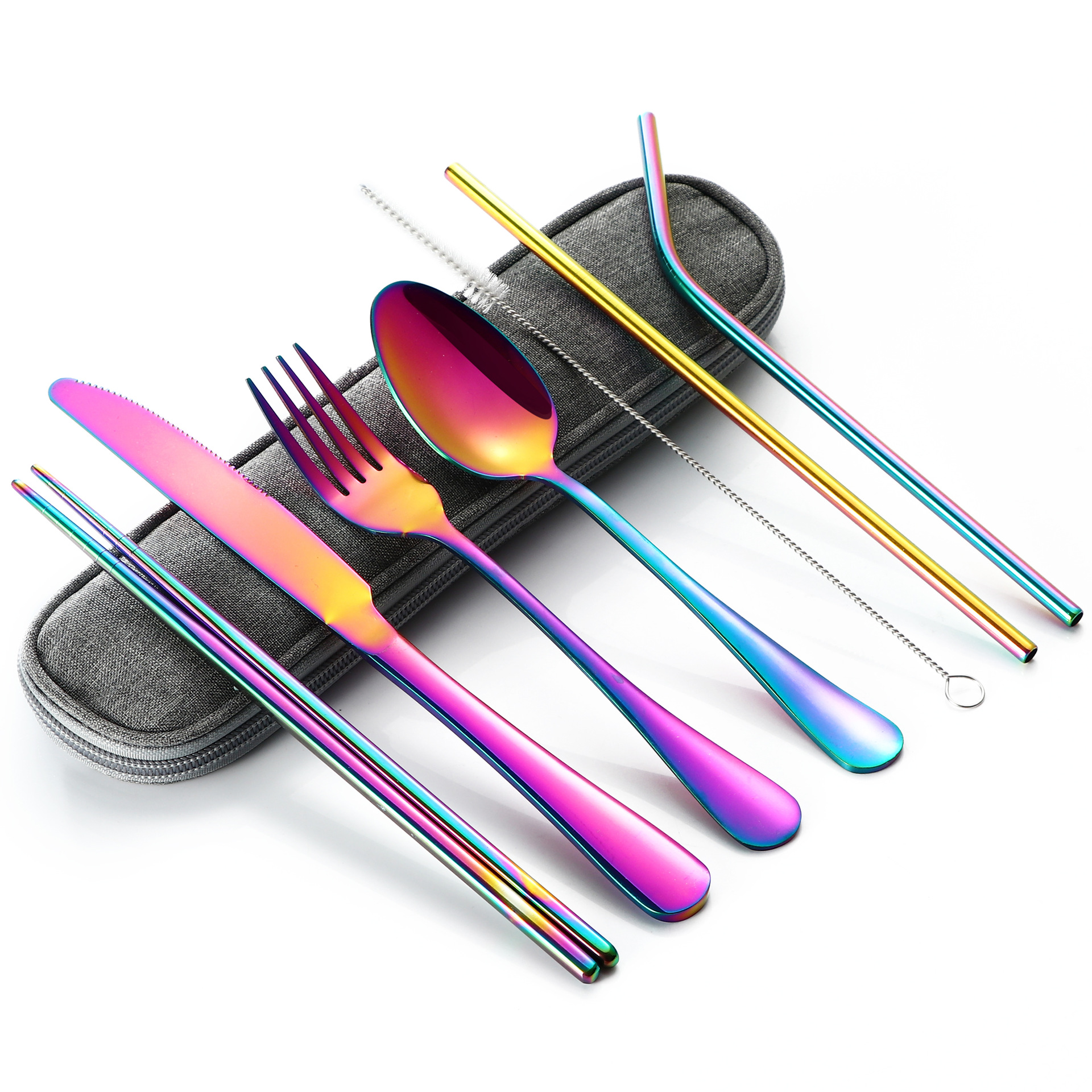 rainbow silverware